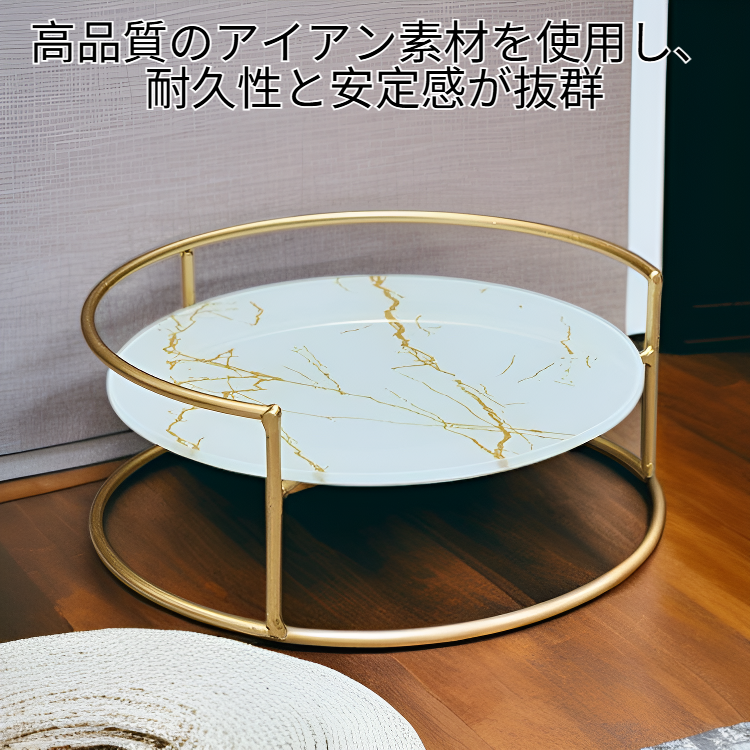 アイアンバスルーム卓上化粧品収納ラックスキンケアリップ収納ボックス