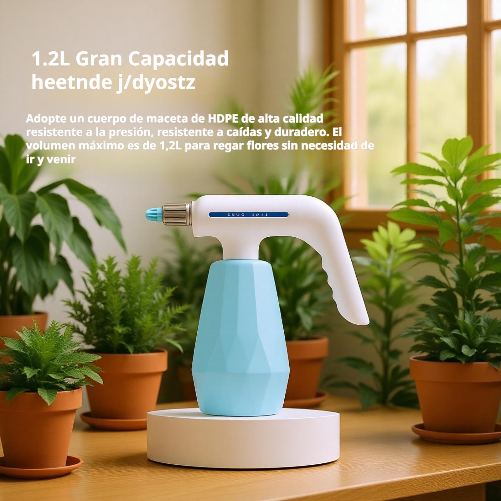 Pulverizador eléctrico ideal para limpieza y desinfección del hogar