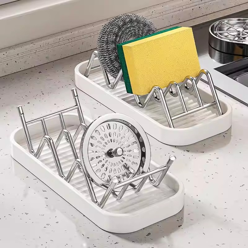 Seifenablage aus 304 Edelstahl mit Abtropfschale