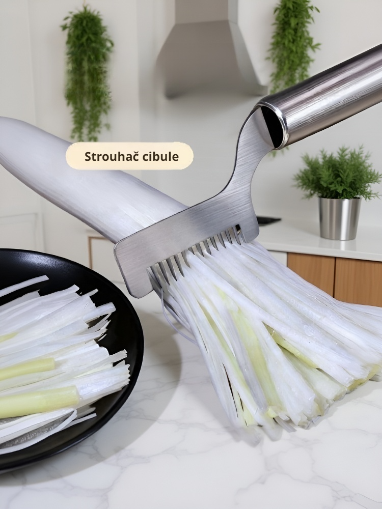 Odolné struhadlo na cibuli vhodné do každé kuchyně
