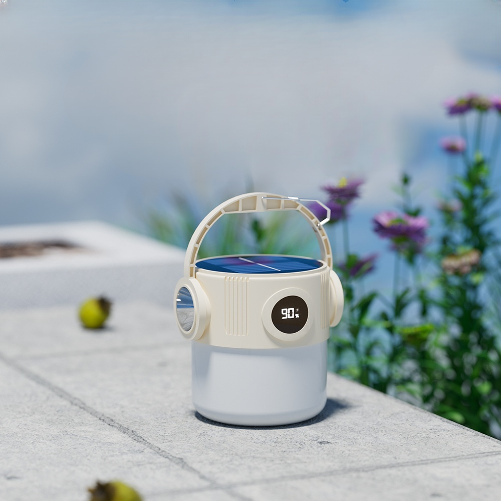 Multifunktionale Campinglampe