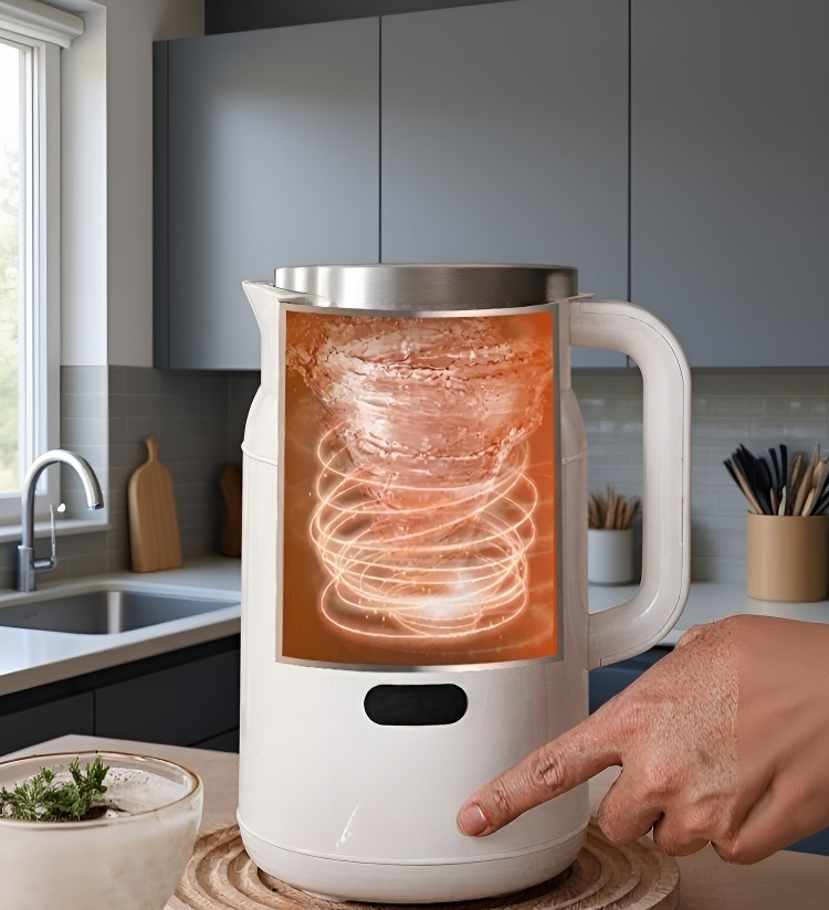 주방에 놓인 다기능 파벽기 활용 이미지