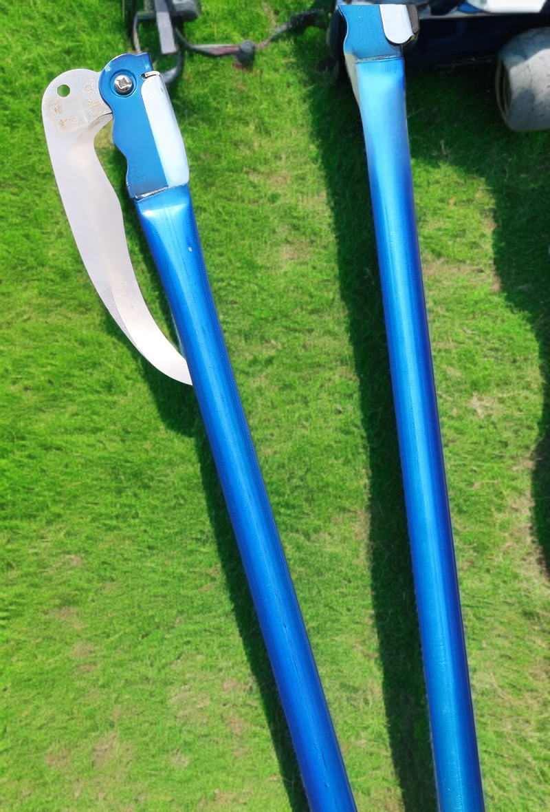 손잡이 디자인과 그립감 강조