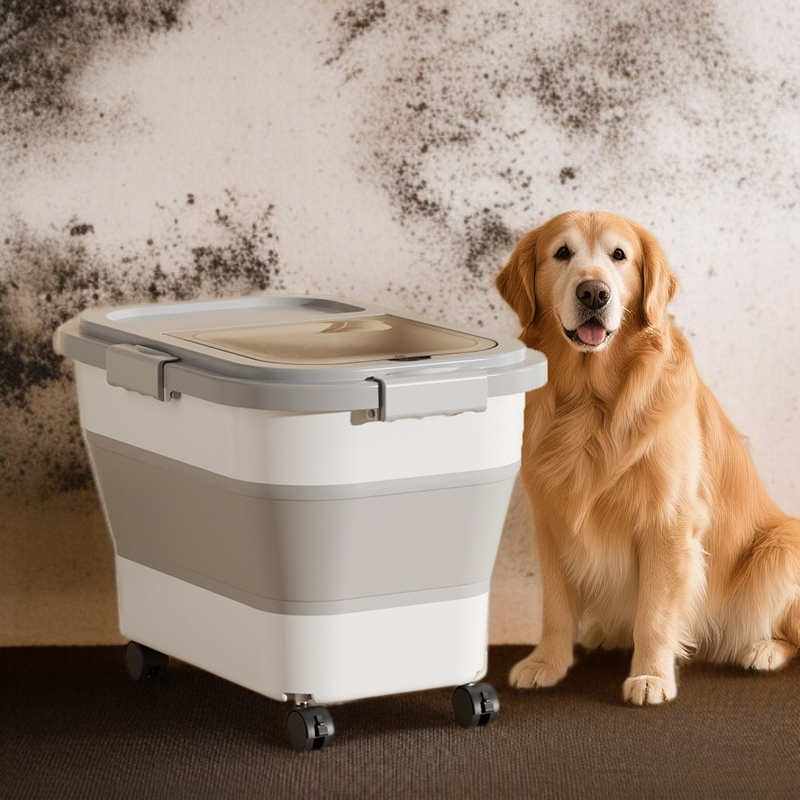 곡물보관수납함 곡물보관함 밀폐접이식방습수납함