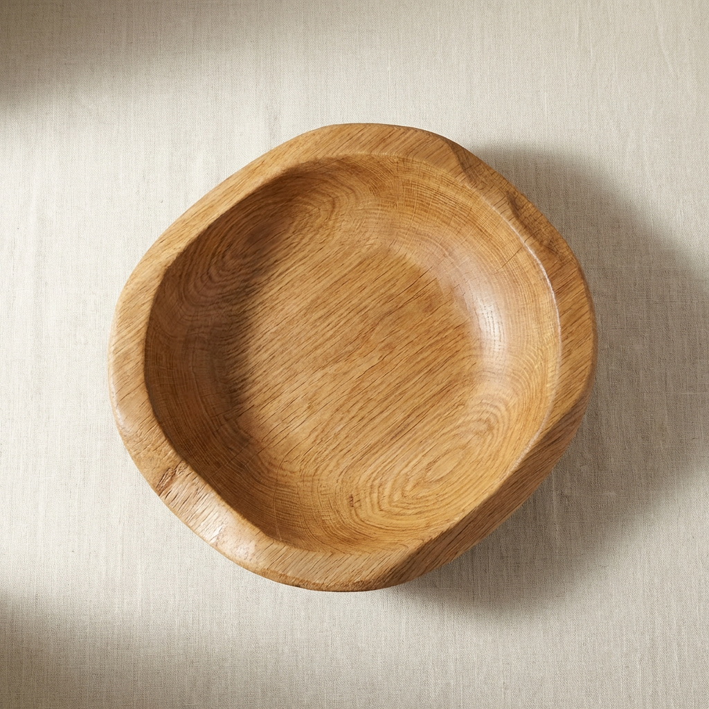 Solid wood decorative items (5 pieces)