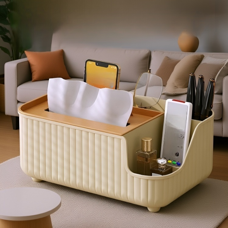 リビングに置けるおしゃれなティッシュケース