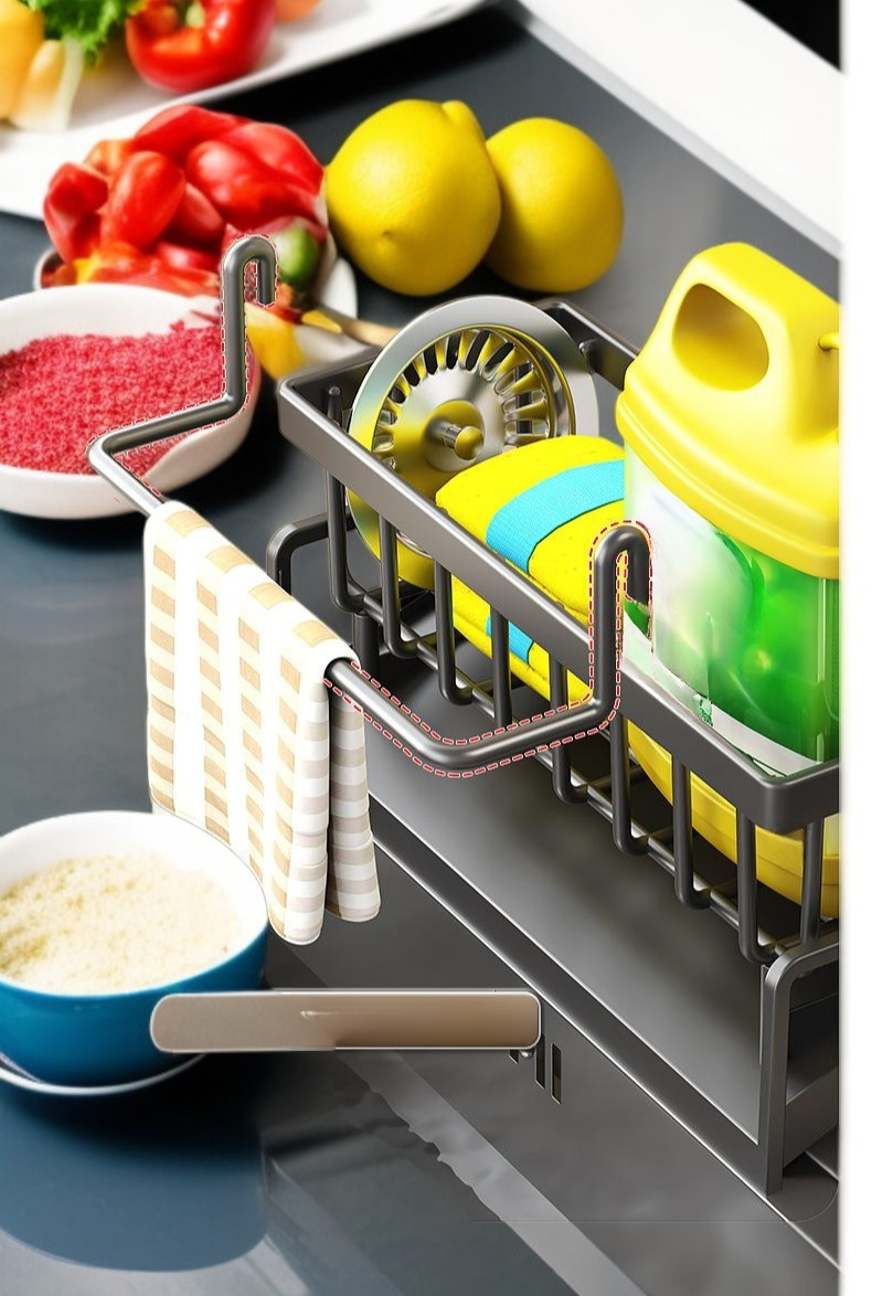 Easy-to-clean kitchen basket for draining pasta