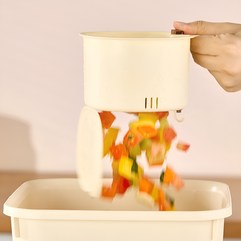 싱크대 걸이식 물빠짐 바구니 음식물 찌꺼기 분리 선반