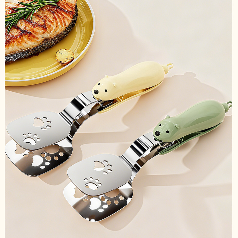 ステンレス製2-in-1食品用トング