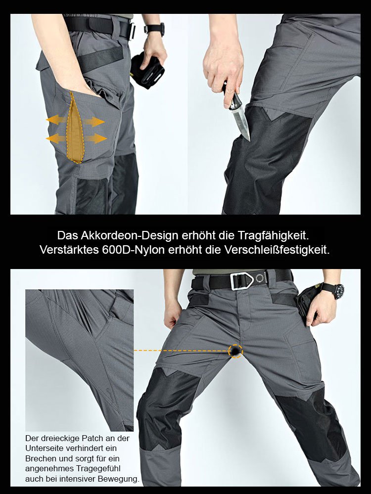 Herren Elastische Wasserdichte Taktische Hose