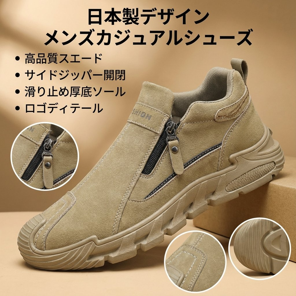 メンズ防水カジュアルシューズ