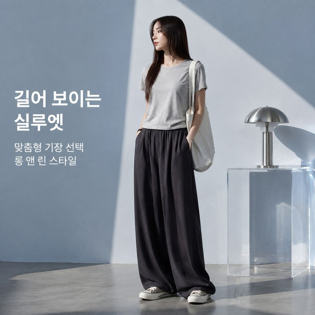 캐주얼 스트레이트 팬츠
