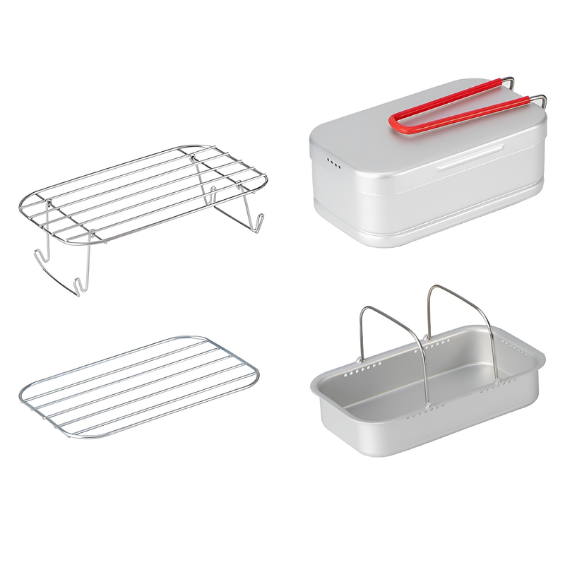 캠핑용 다기능 알루미늄 도시락통