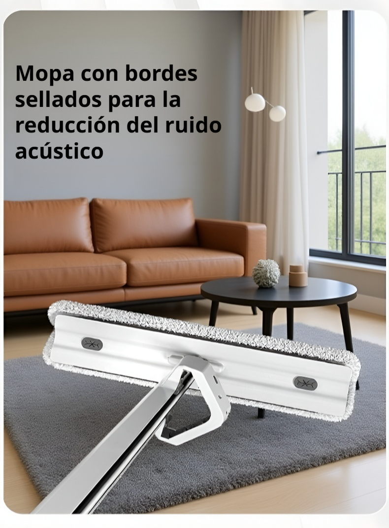 Mopa innovadora para ahorro de tiempo en limpieza