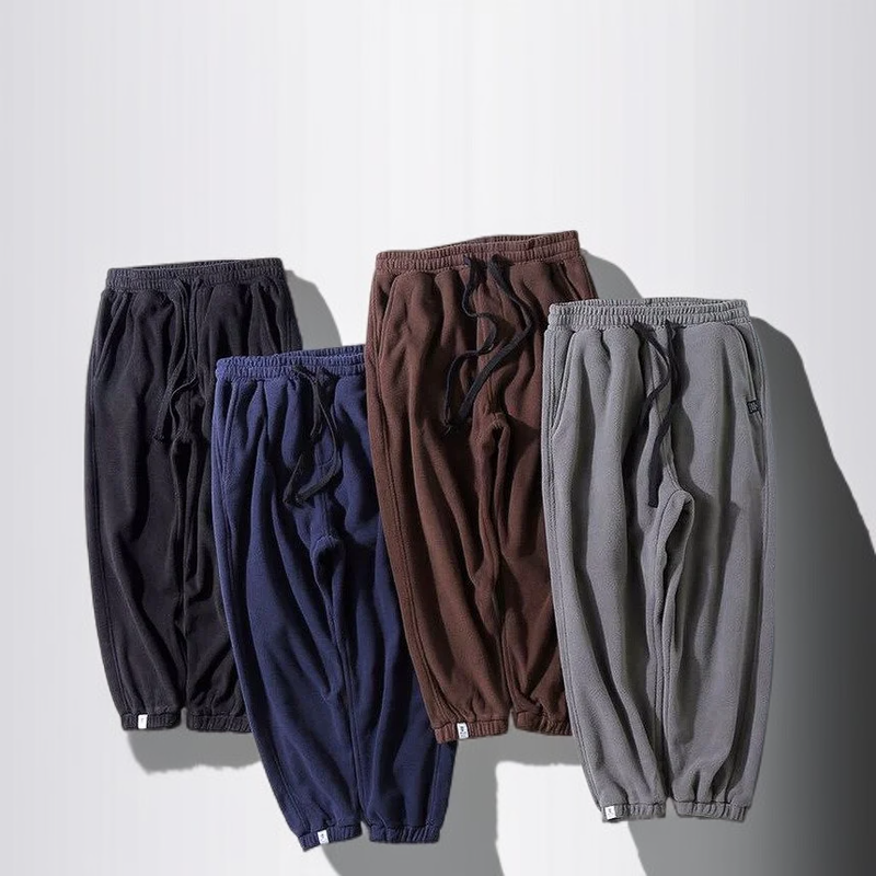 남자 플리스 밴딩 트레이닝 츄리닝 바지 빅사이즈