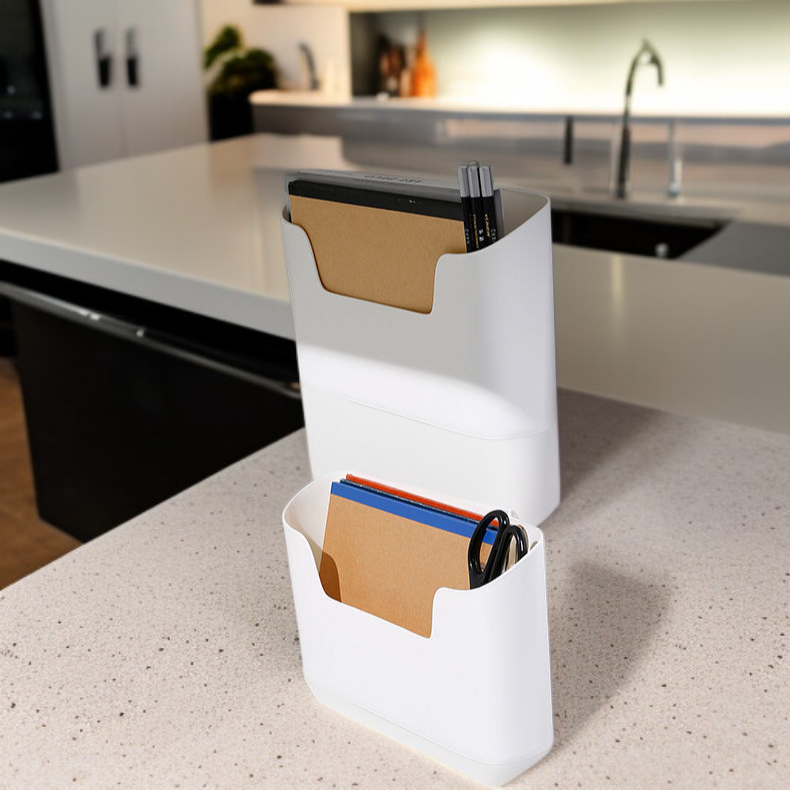 Estante de almacenamiento multifuncional para baño, organizador de pared sin perforación