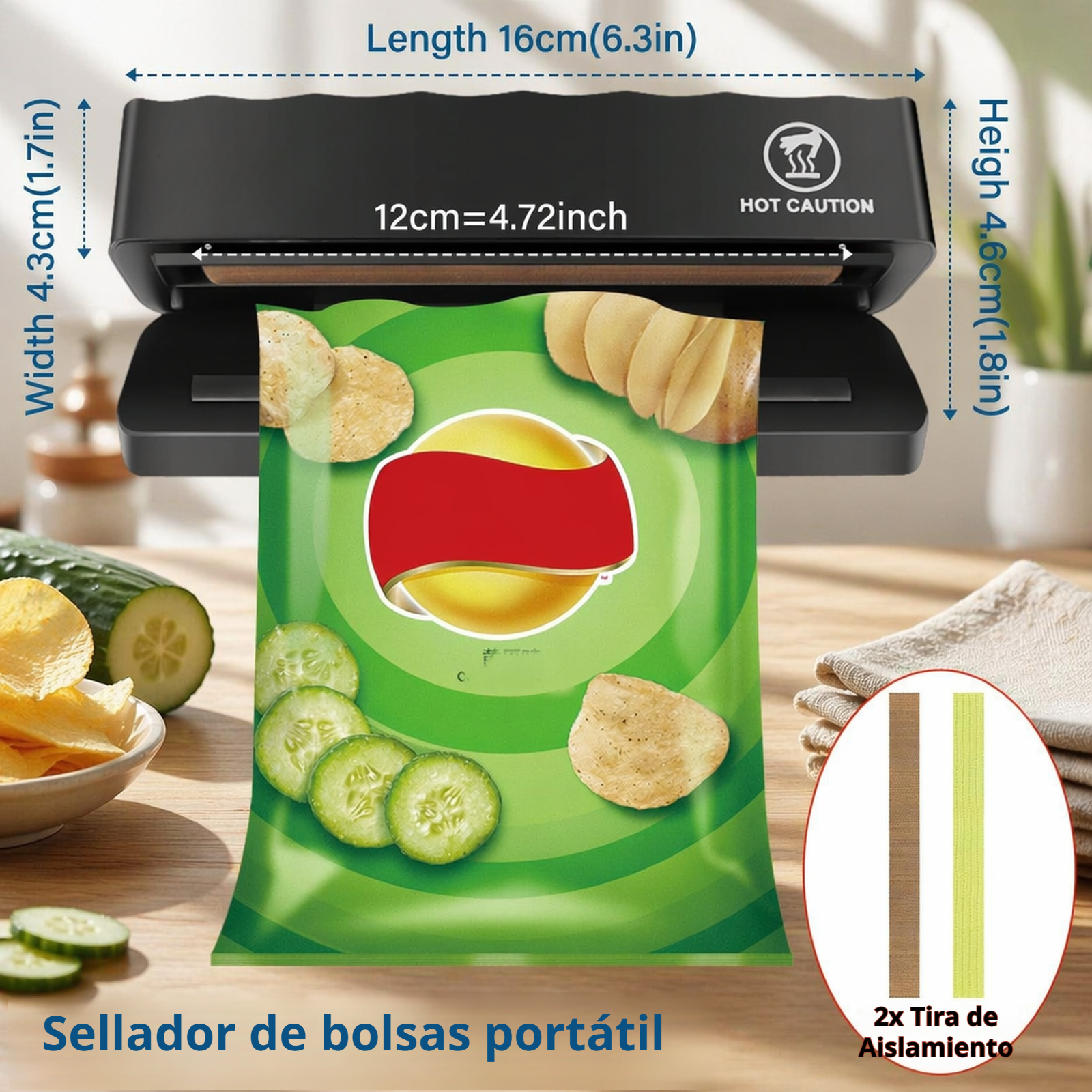 Selladora portátil pequeña para uso doméstico