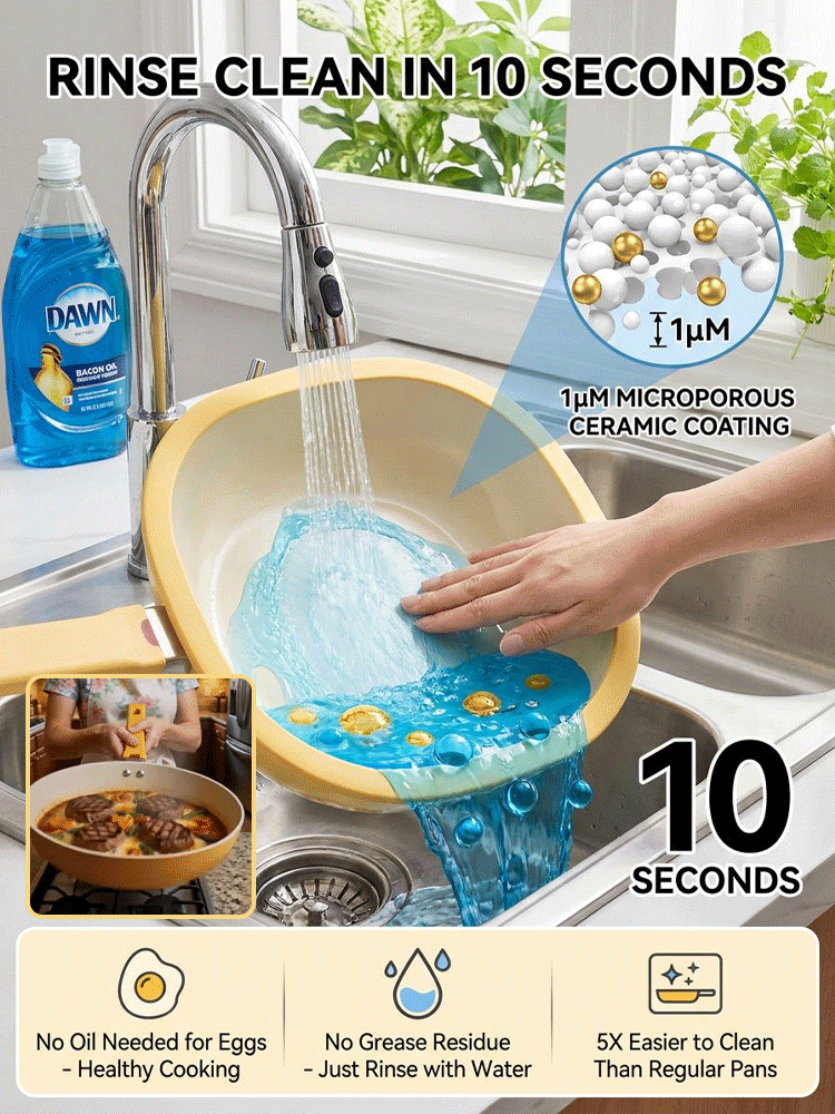 Lightweight Household Ceramic Non-Stick Pan