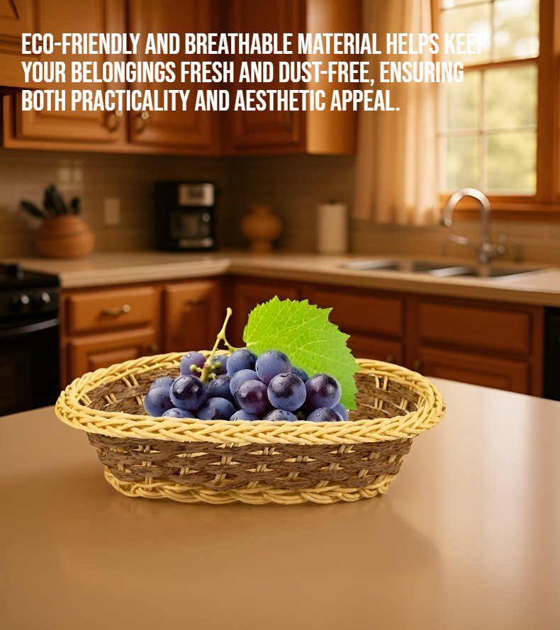 Multi-functional rattan organizer for home use