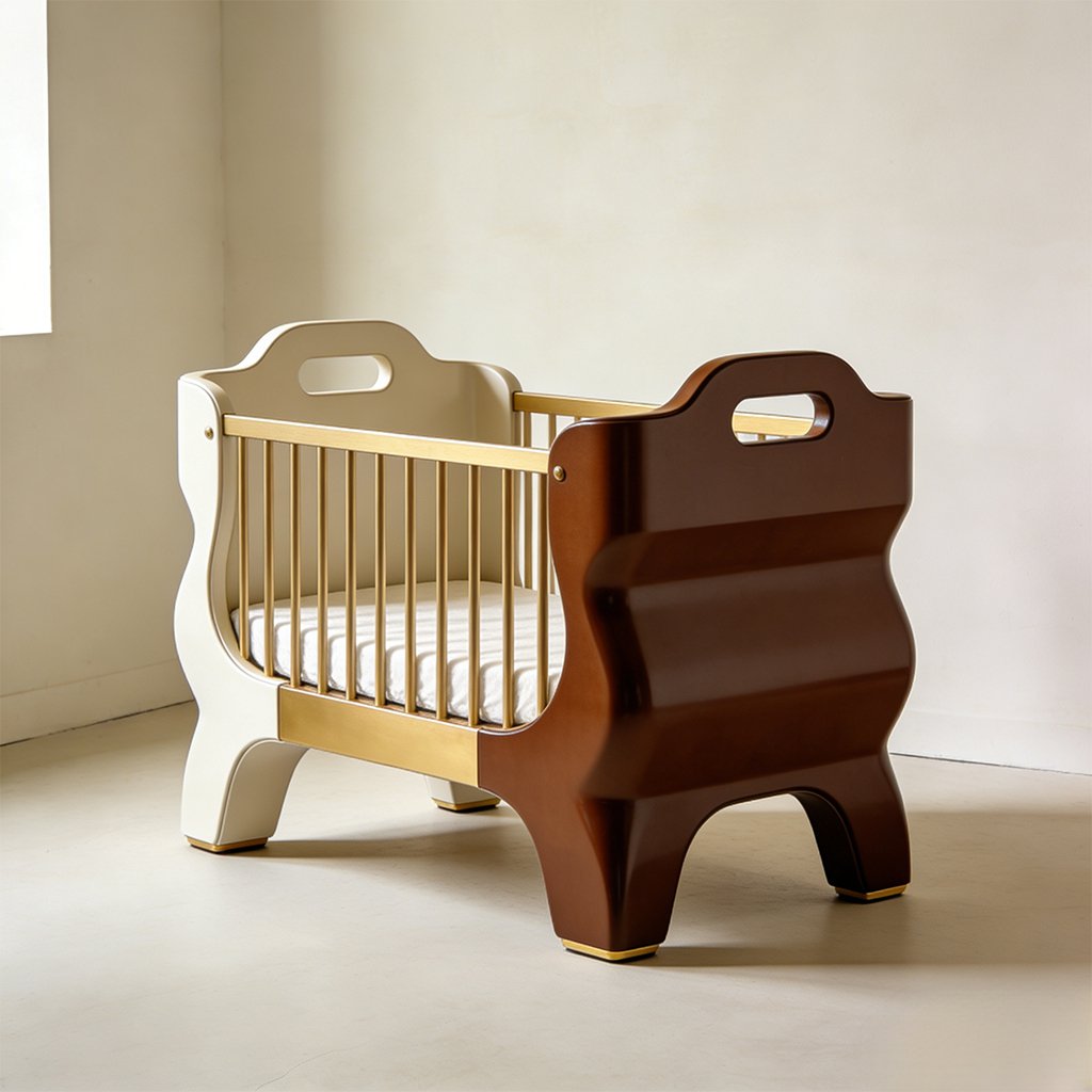 Cuna de madera ecológica para bebé