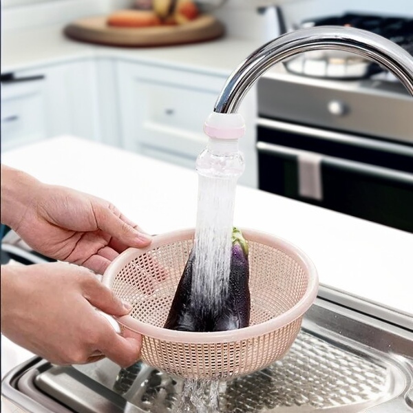 浄水機能付き伸縮式キッチン蛇口スプレーヘッド