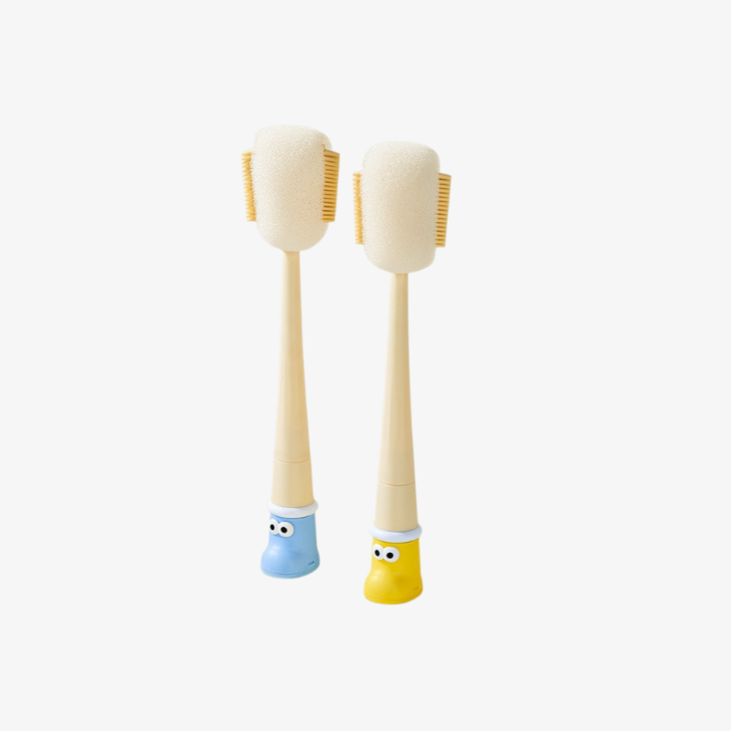 오인원 긴 손잡이 젖병 청소 스펀지 브러쉬 가정용 청소 다용도 컵솔 텀블러 뚜껑 브러쉬