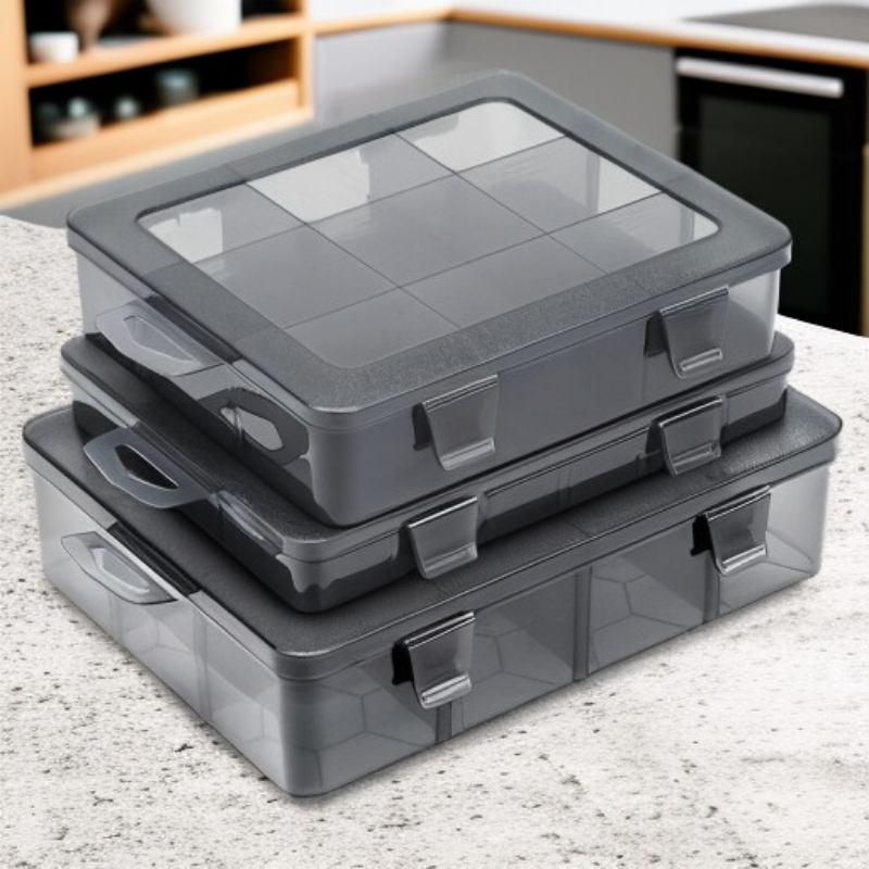 多格零件盒透明塑料電子元件配件分類格子