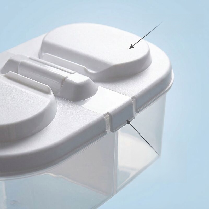 กล่องเก็บผักผลไม้แบบสองชั้นแยกส่วน