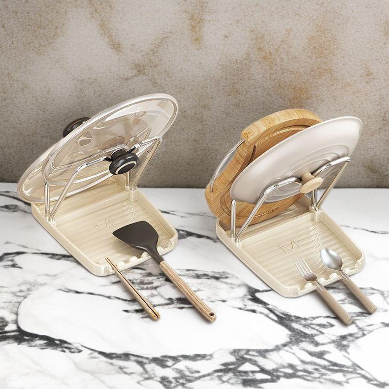 주방 조리대용 냄비 뚜껑 보관대