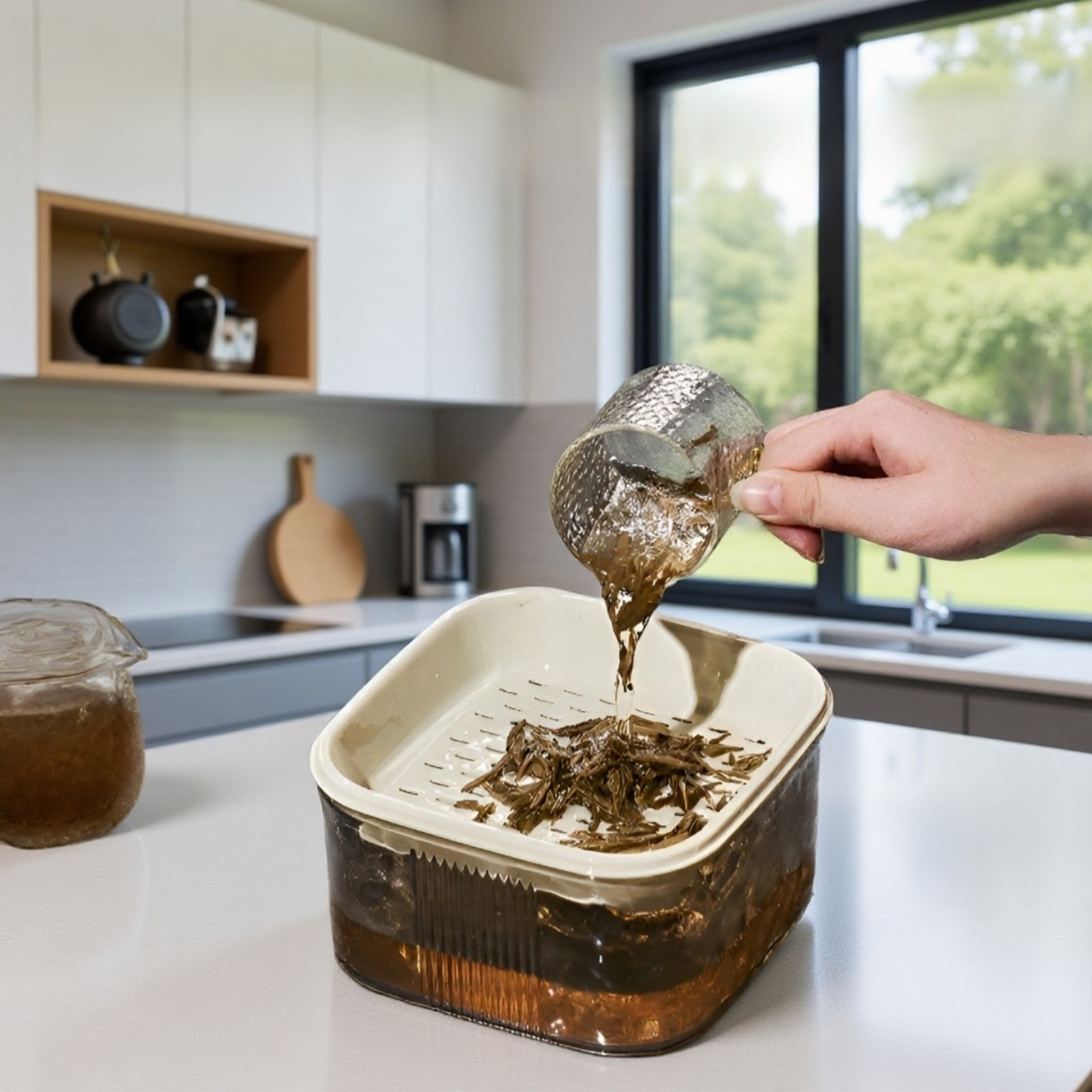 سلة مهملات كسولة