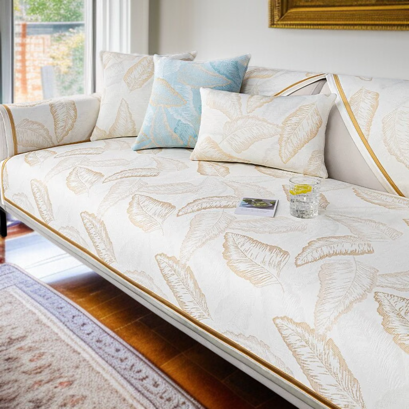 レザーソファークッションアイスシルクカバークロス 夏の滑り止め涼しい感じクッションクーラーカバーカバー