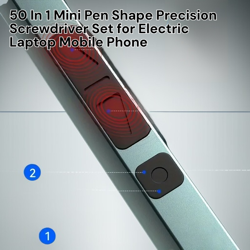 50 in 1 Mini Pen-shaped Precision Electric Screwdriver Set for Laptops and Mobile Phones