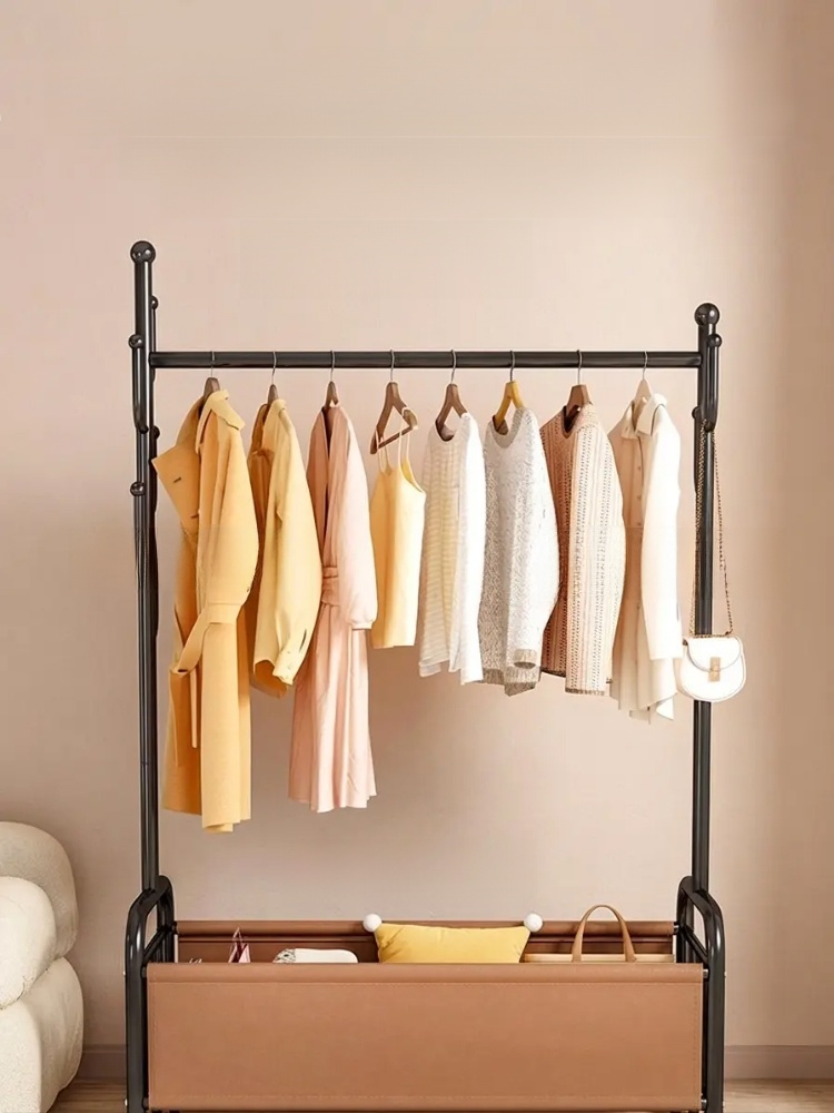 가정용 실내 휴대용 경량 고급 다기능 수납 옷걸이