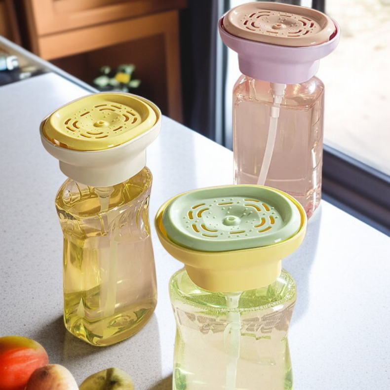 廚房水槽洗潔精按壓器皂液盒百潔布碗刷液盒