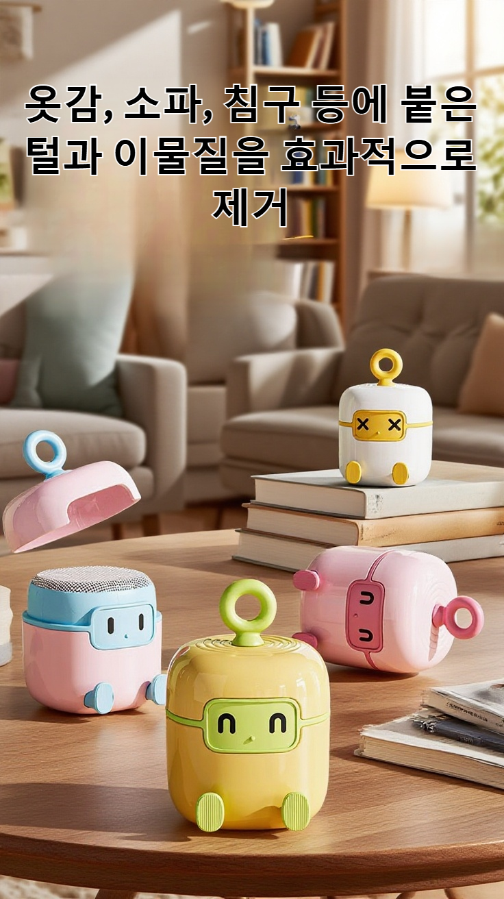 휴대용 롤러 브러시 린트 제거기 제품 이미지