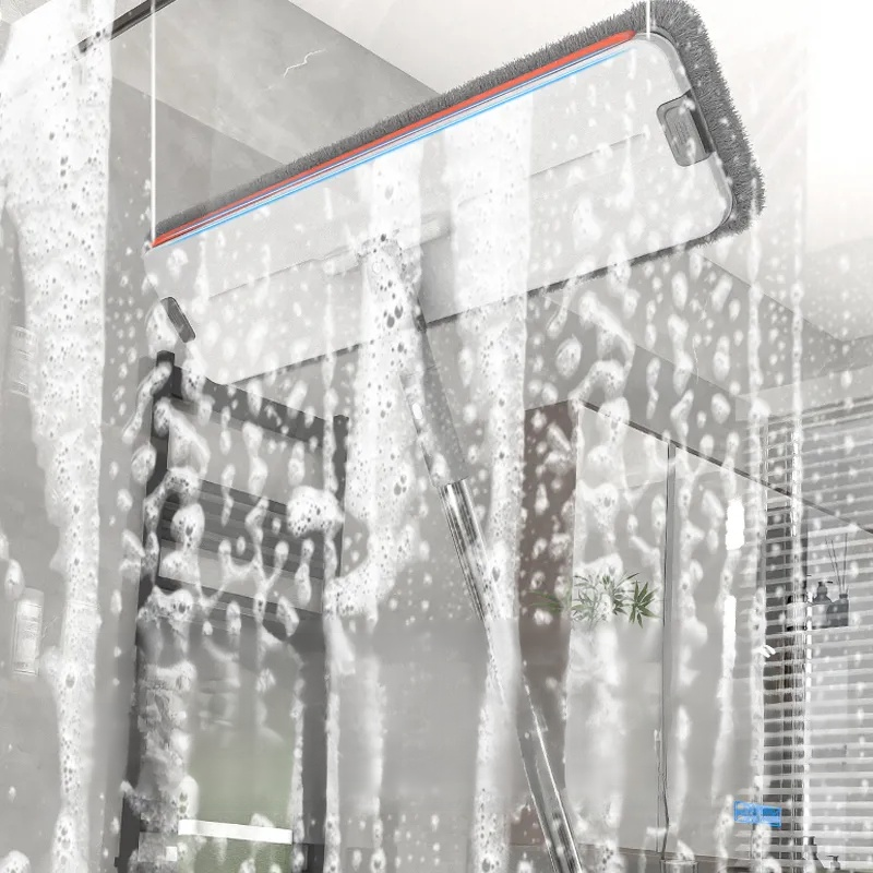 Extra Thick Handle Flat Mop for Wet and Dry Use