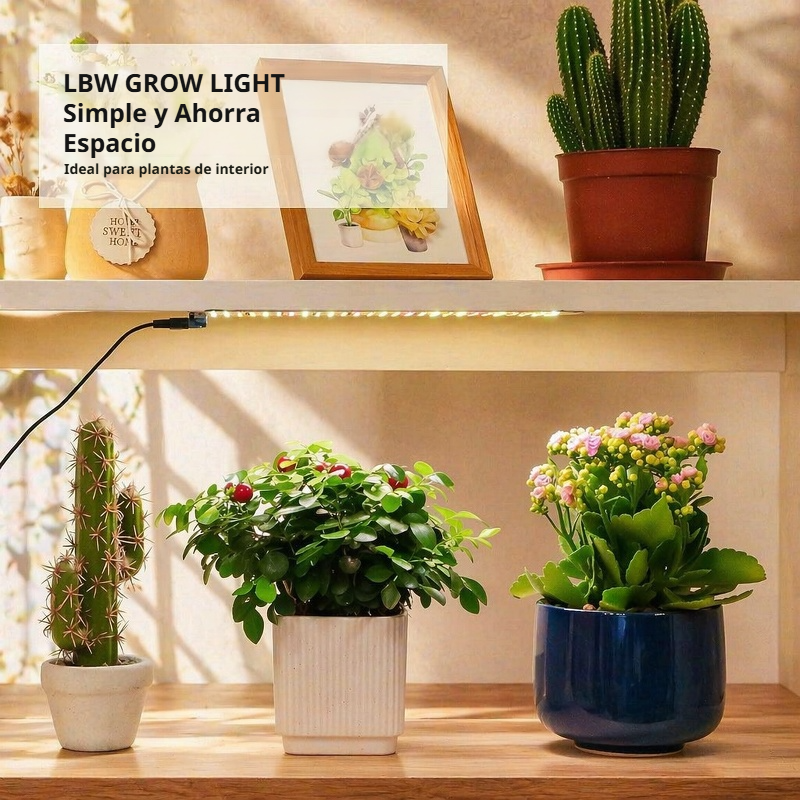 Panel de luz LED para plantas, lámpara de crecimiento y germinación