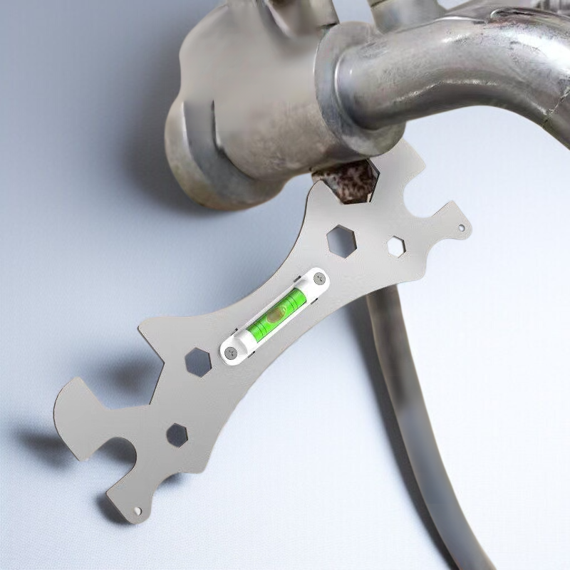 浴室用肉厚六角クランク・レンチ シャワーシャワー取り付け工具水平出し工具厚手シャワーシャワー専用レンチ