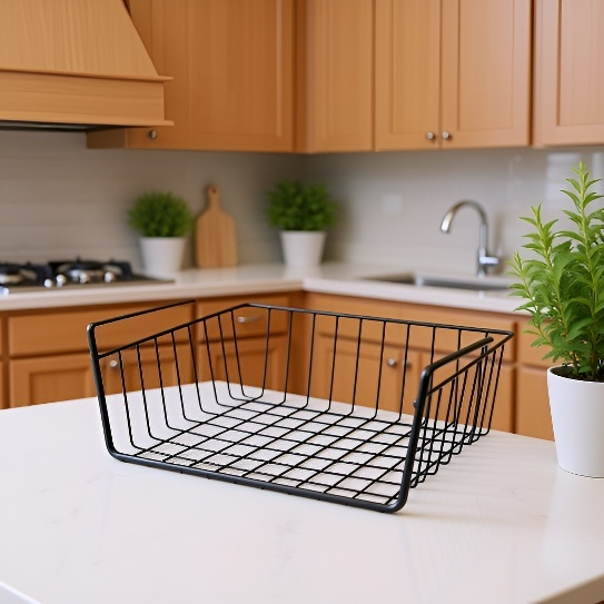 キッチン用壁掛け収納ラック（穴あけ不要）