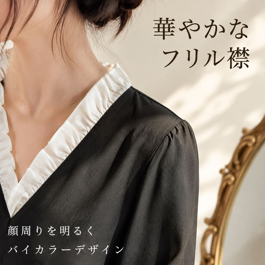 フレンチデザイン感ゆったりマーメイドワンピース秋優しいロングスカート