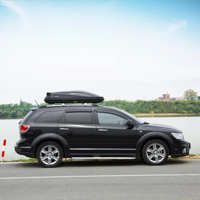 Double opening car storage box