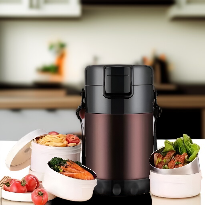 Stainless Steel Multi-layer Insulated Lunch Box