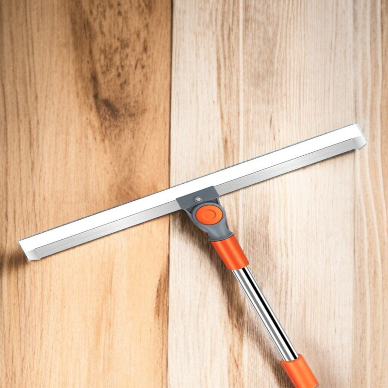 Raclette de sol avec manche long pour le nettoyage