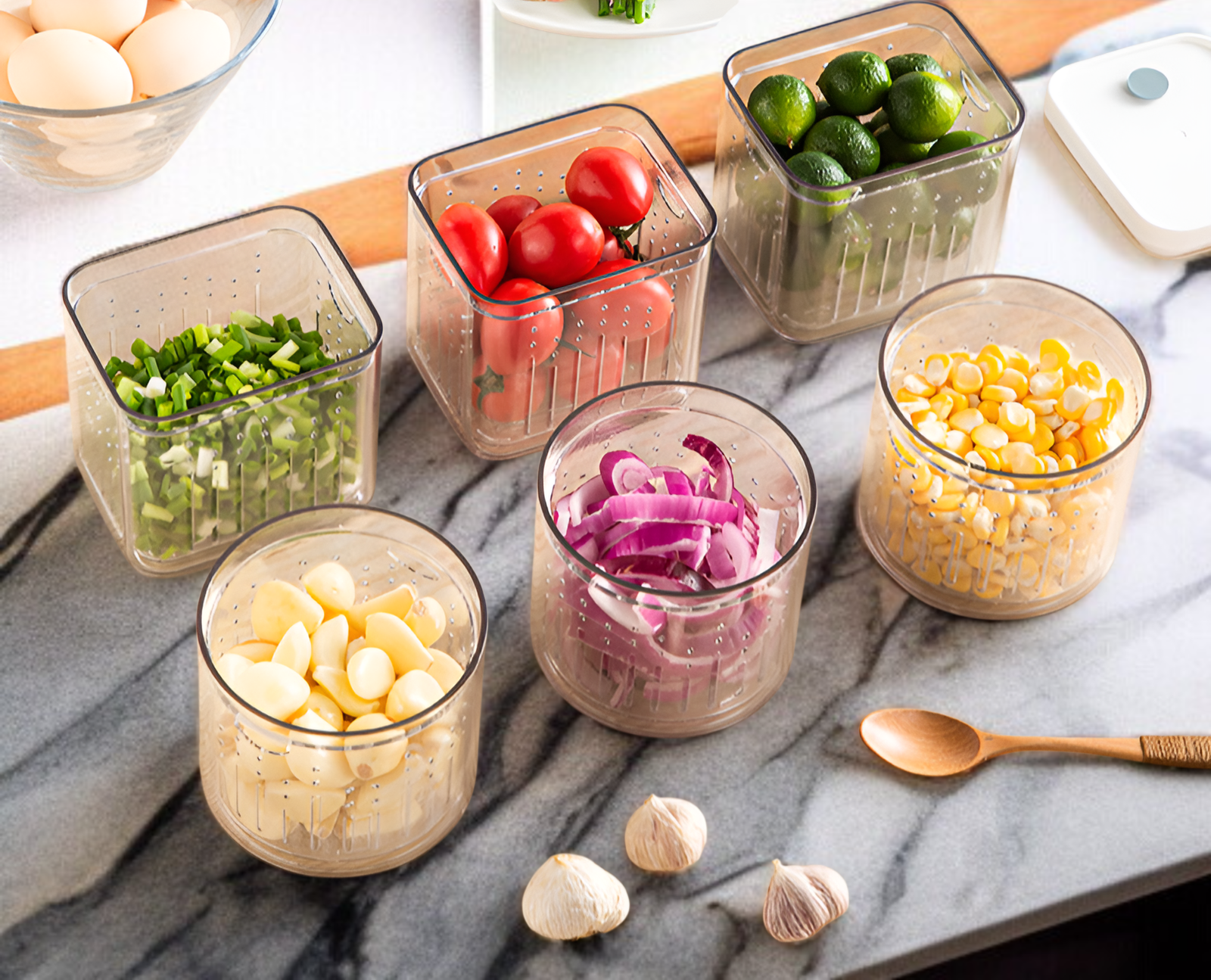 식품급 주방 파 아스팔트 수납함 제품 전면 사진