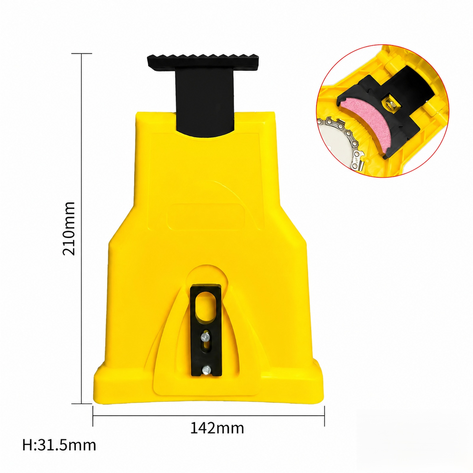 Chainsaw polishing head