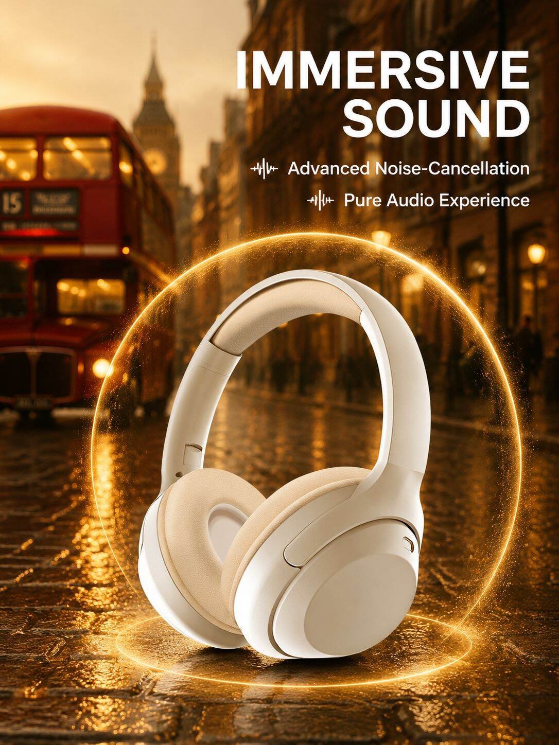 High-Quality Over-Ear Bluetooth Headphones