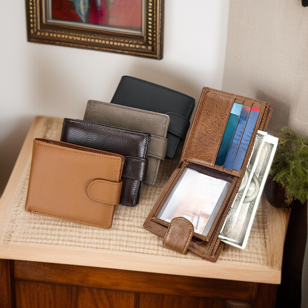 Geldbörse aus echtem Leder