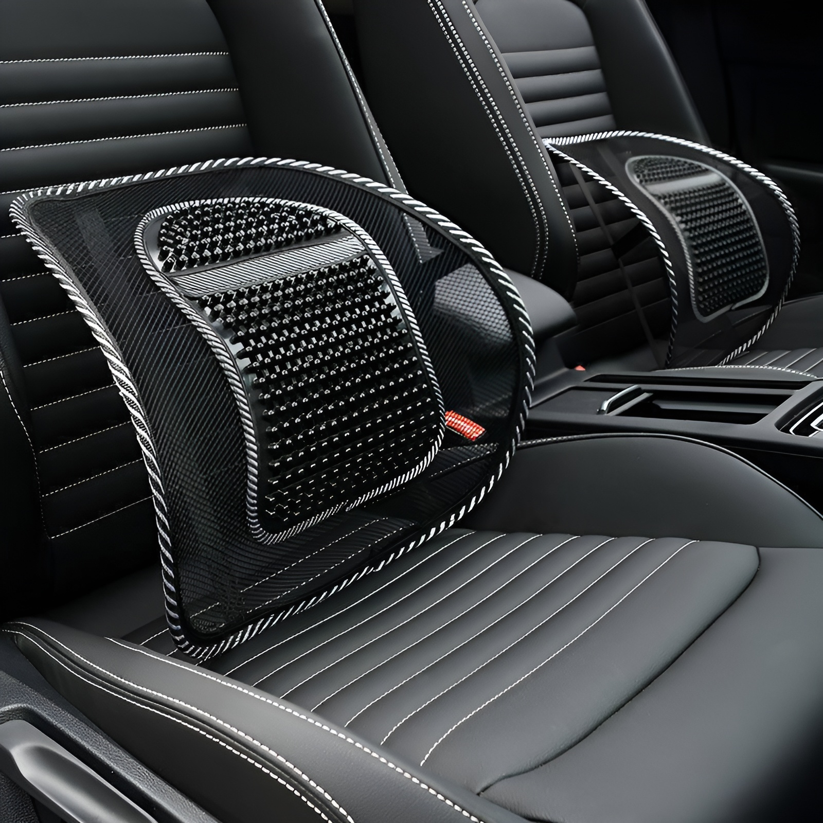 Ventilated back support pad