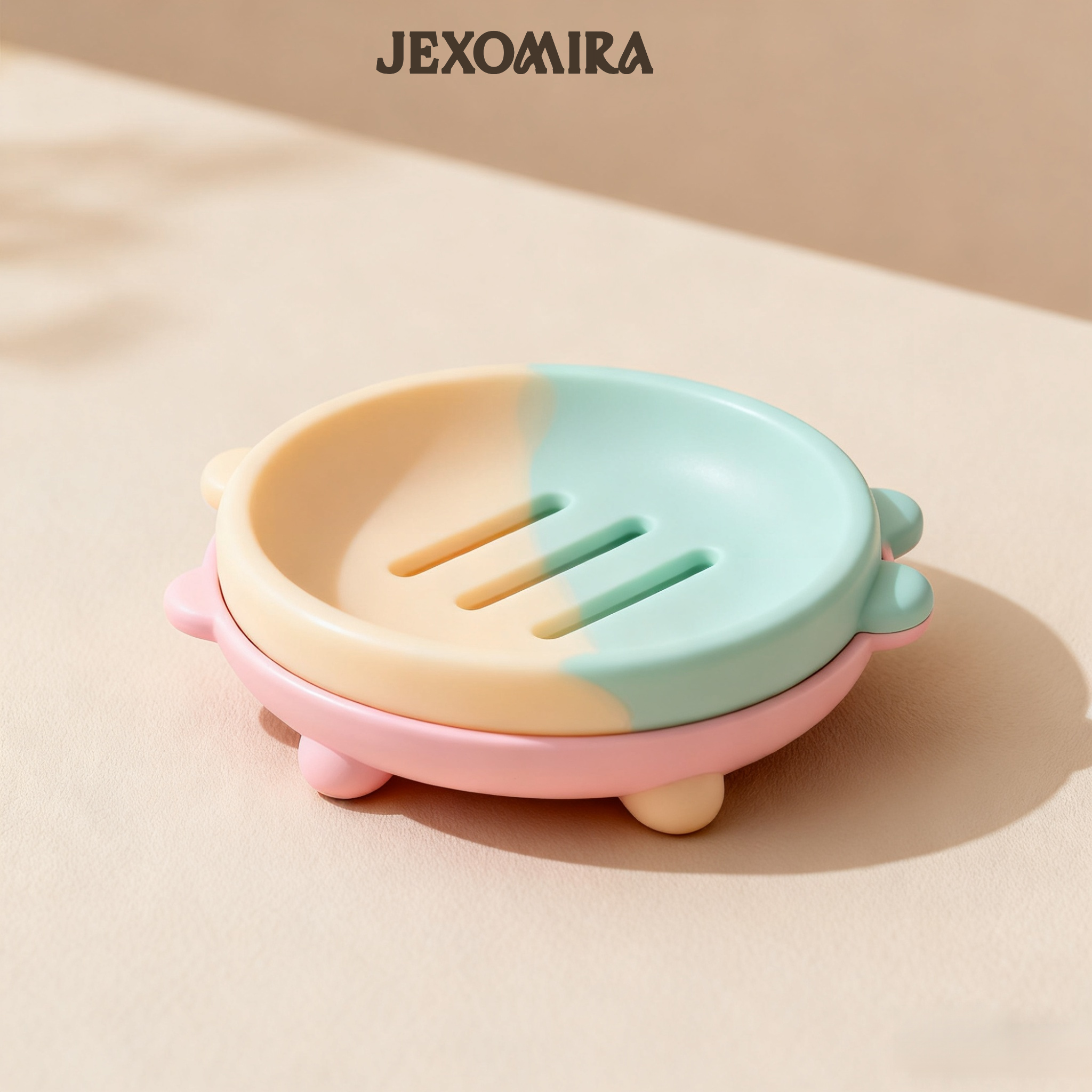 만화 이중 비누 접시 (10개)