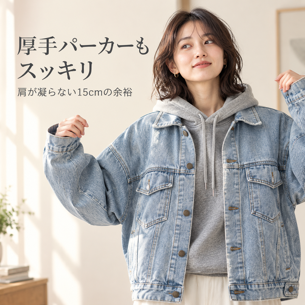春秋新作レディースカジュアルデニムジャケット